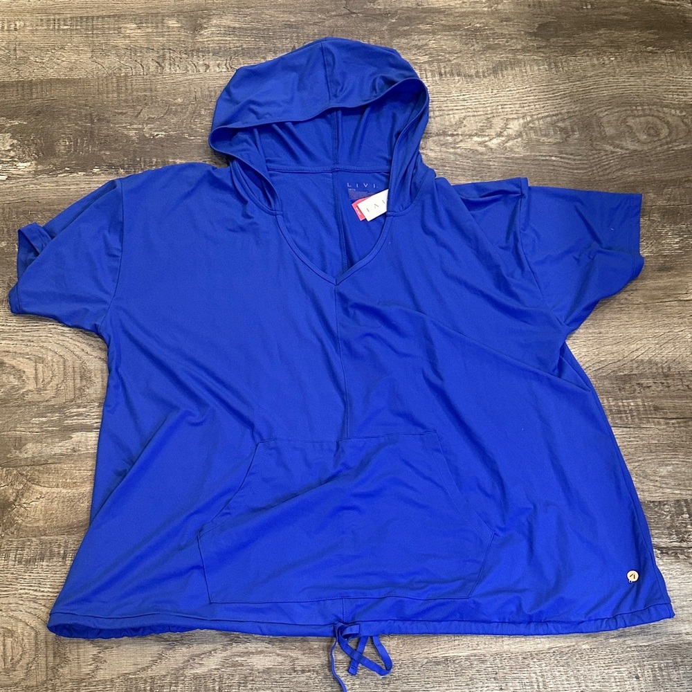 Fabletics Electric Blue Hooded Pullover